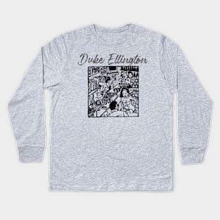 duke e ll vinyl store Kids Long Sleeve T-Shirt